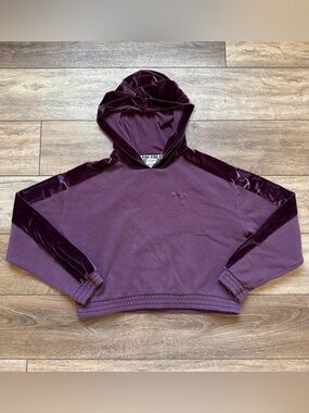 VS PINK VELVET PULLOVER HOODIE